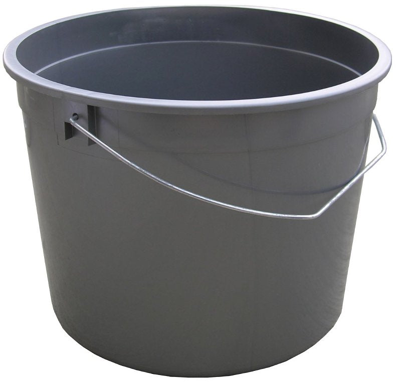 LEAKTITE-IPL PLASTICS Leaktite-IPL Plastics 1000535 Ring-Free Pail, 5 qt Capacity, HDPE, Silver PAINT LEAKTITE-IPL PLASTICS
