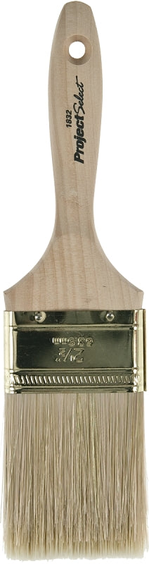 LINZER Linzer 1832-2.5 Paint Brush, 2-1/2 in W, 3 in L Bristle, China/Polyester Bristle