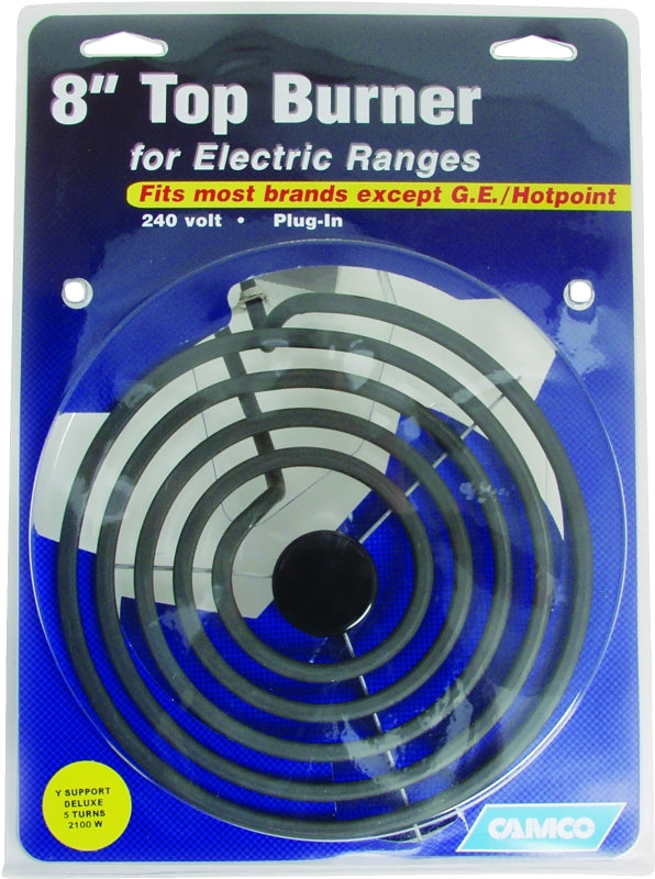 CAMCO Camco USA 00253 Universal Deluxe Top Burner, 240 V, 2100 W, Plug