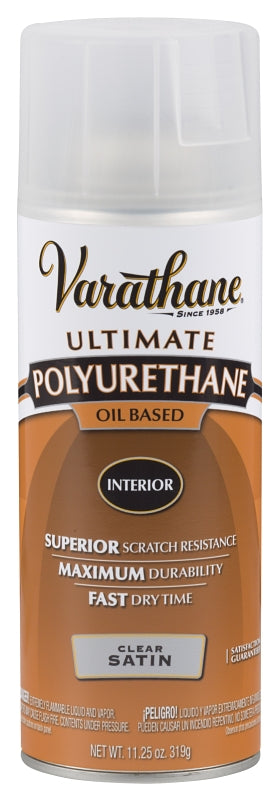 VARATHANE Varathane 9181 Polyurethane, Liquid, Clear, 11.25 oz, Aerosol Can PAINT VARATHANE