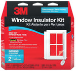 3M Scotch 2120 Window Insulation Kit, 60 in W, 0.75 mil Thick, 36 in L, Plastic, Clear