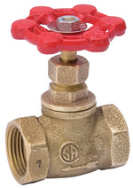 B & K INDUSTRIES Southland 105-003NL Stop Valve, 1/2 in Connection, FPT x FPT, 125 psi Pressure, Brass Body