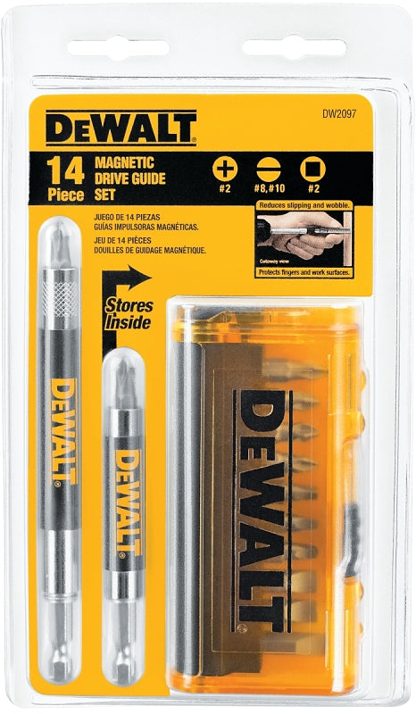 DEWALT DEWALT DW2097CS Drive Guide Set, 14-Piece, Low Carbon Steel TOOLS DEWALT