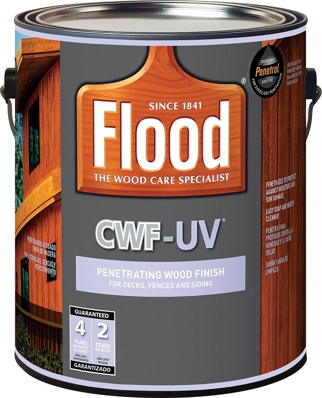 FLOOD Flood CWF-UV FLD520-01 Wood Finish, Brown, Liquid, 1 gal