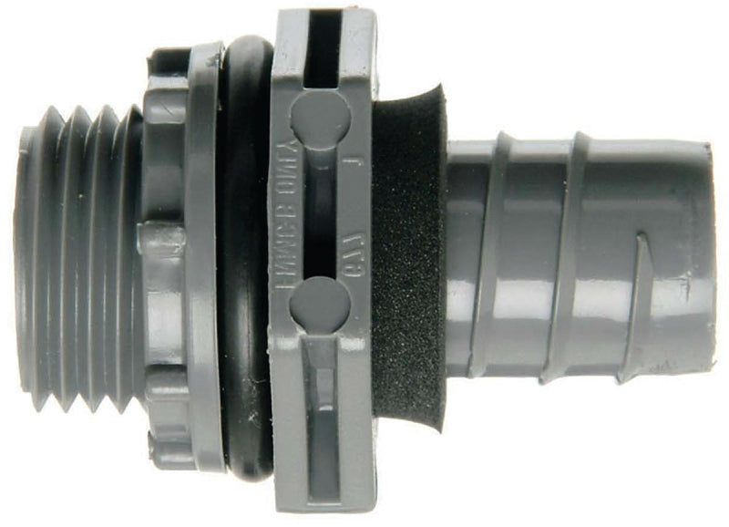 CARLON Carlon LT43G Conduit Connector, 1-1/4 in NPT, PVC ELECTRICAL CARLON