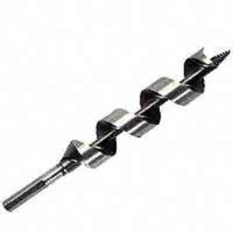 IRWIN Irwin 49911 Power Drill Auger Bit, 11/16 in Dia, 7-1/2 in OAL, Solid Center Flute, 1-Flute, 5/16 in Dia Shank TOOLS IRWIN
