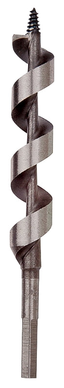 IRWIN Irwin I-100 Series 49914 Power Drill Auger Bit, 7/8 in Dia, 7-1/2 in OAL, Solid Center Flute, 1-Flute, Hex Shank
