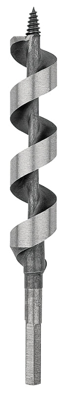 IRWIN Irwin 49915 Power Drill Auger Bit, 15/16 in Dia, 7-1/2 in OAL, Solid Center Flute, 1-Flute, 5/16 in Dia Shank TOOLS IRWIN