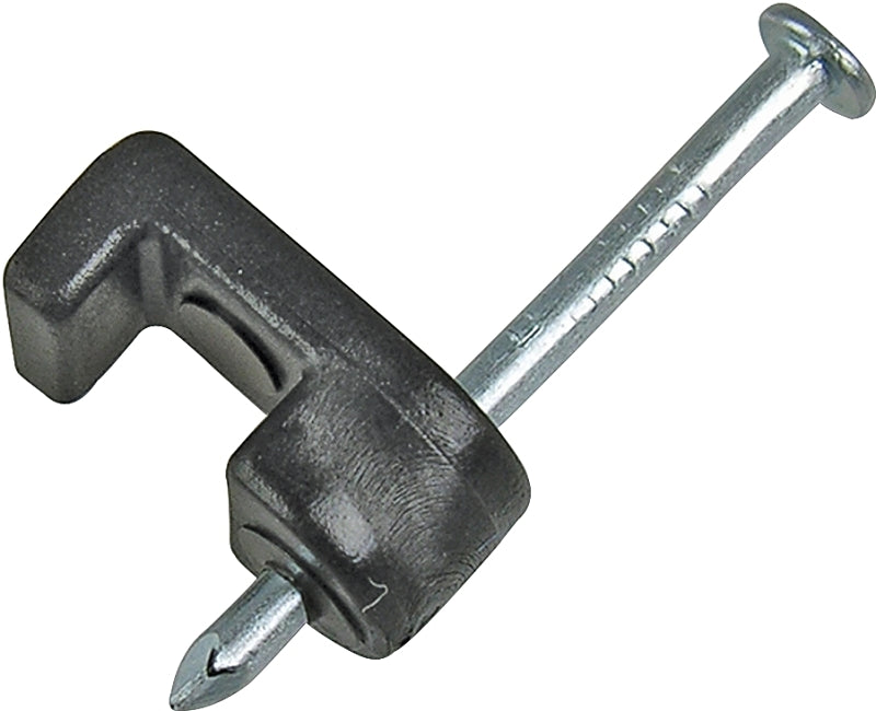 GB Gardner Bender PSB-160 Cable Staple, 3/16 in W Crown, 7/8 in L Leg, Polyethylene, Zinc-Plated ELECTRICAL GB