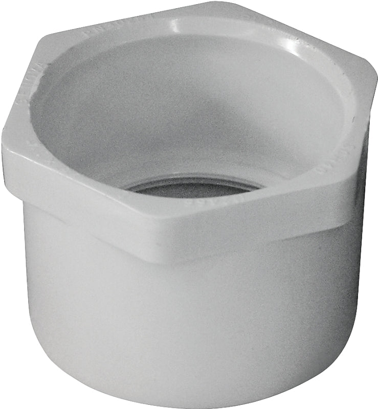 IPEX IPEX 435656 Reducing Bushing, 1-1/2 x 1-1/4 in, Spigot x Socket, White, SCH 40 Schedule, 150 psi Pressure
