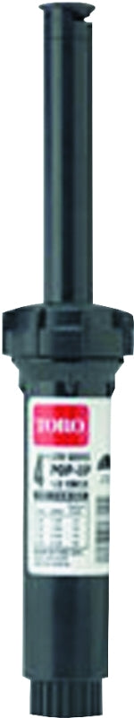 TORO Toro 53813 Spray Sprinkler, Black, Part-Circle, 1/2 in Connection, 5 to 15 ft, 27 deg Nozzle Trajectory