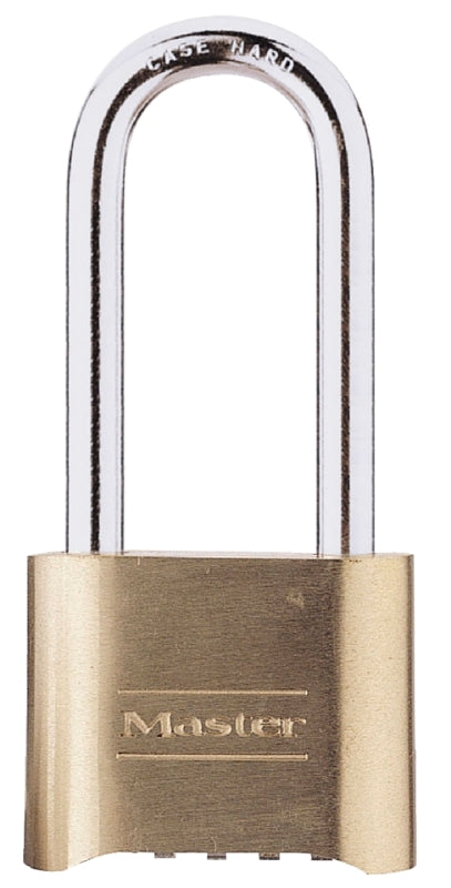 MASTER LOCK Master Lock 175DLH Padlock, Resettable Combination Key, 5/16 in Dia Shackle, 2-1/4 in H Shackle, Steel Shackle HARDWARE & FARM SUPPLIES MASTER LOCK