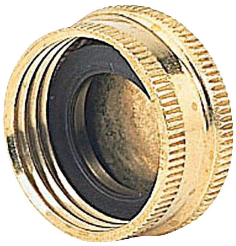 GILMOUR MFG Gilmour 805034-1001 Hose Cap, 1/2 x 4-3/4 in, Brass, Gold LAWN & GARDEN GILMOUR MFG