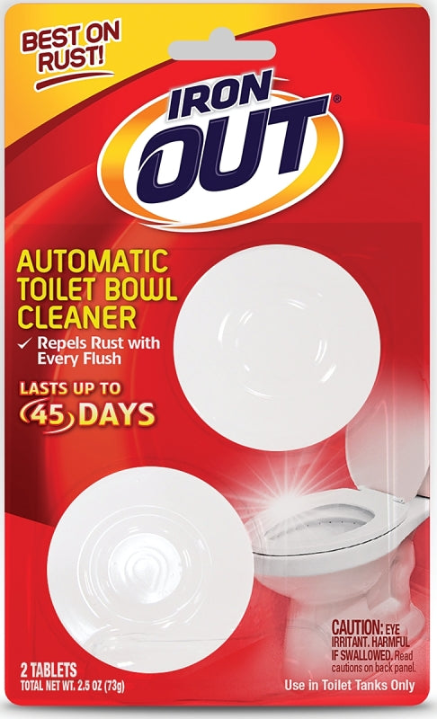 SUMMIT BRANDS Iron OUT AT12T Toilet Bowl Cleaner, Solid, Pine, White