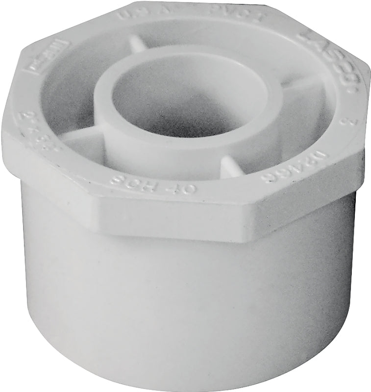 IPEX IPEX 435658 Reducing Bushing, 2 x 3/4 in, Spigot x Socket, White, SCH 40 Schedule, 150 psi Pressure LAWN & GARDEN IPEX