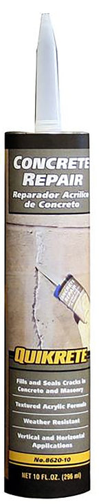 QUIKRETE Quikrete 8620-10 Repair, Gray, 10 oz Caulking Tube PAINT QUIKRETE