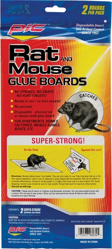 PIC PIC GRT-2F Glue Trap, 5-1/4 in W, 11 in H LAWN & GARDEN PIC