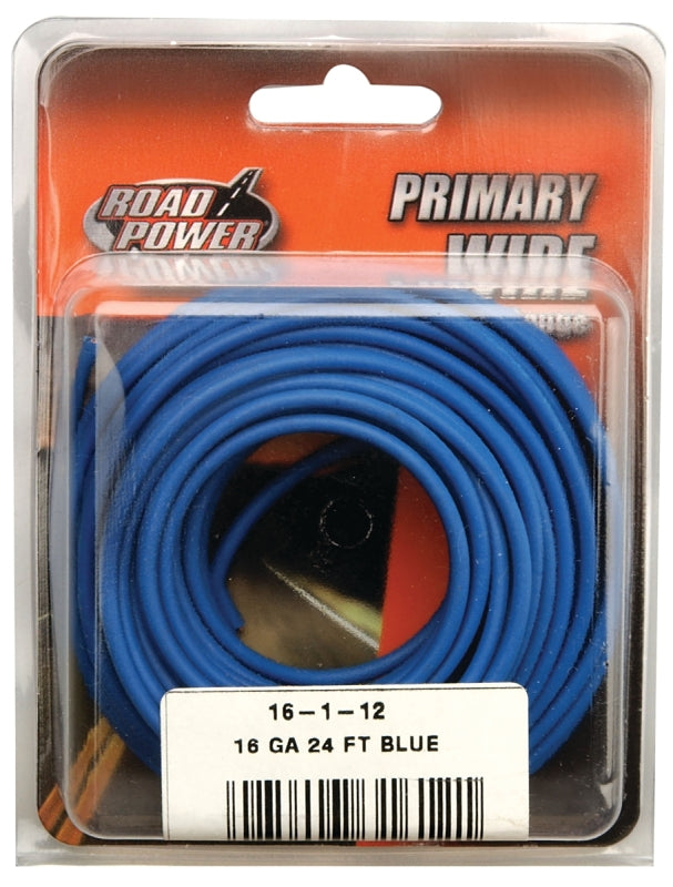 COLEMAN CABLE Road Power 55668233/16-1-12 Electrical Wire, 16 AWG Wire, 1-Conductor, 25/60 VAC/VDC, Copper Conductor, Blue Sheath AUTOMOTIVE COLEMAN CABLE