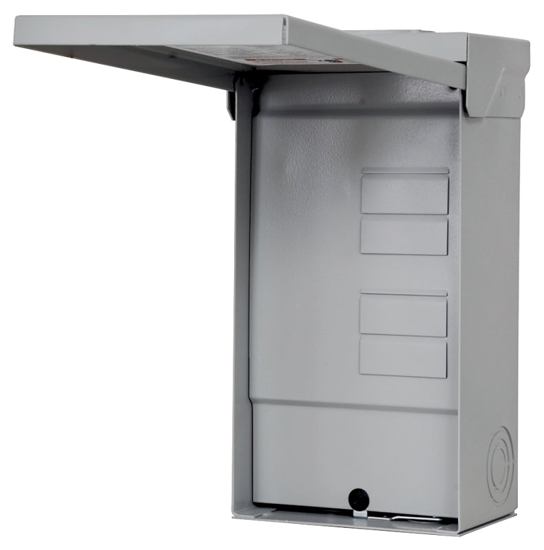 SIEMENS Siemens Murray EQ W0408ML1125U Load Center, 125 A, 4 -Space, 8 -Circuit, Main Lug, NEMA 3R Enclosure, Gray
