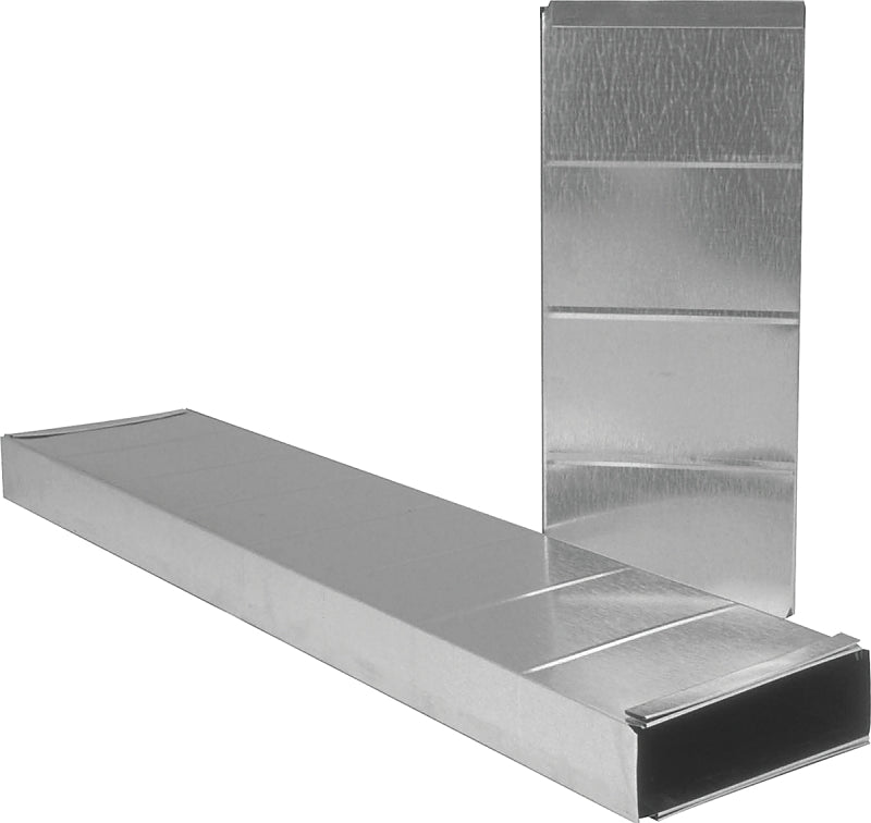 IMPERIAL Imperial GV0213 Stack Duct, 24 in L, 10 in W, 3-1/4 in H, 30 Gauge, Galvanized Steel