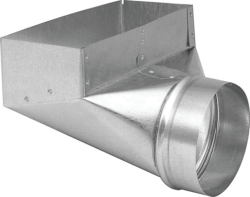 IMPERIAL Imperial GV0626-C Wall Register Angle Boot, 9 in L, 10 in W, 8 in H, 90 deg Angle, 30 ga Gauge, Steel, Galvanized