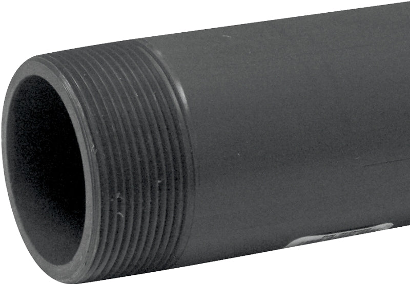 GENOVA USA Lasco 220060BC Pipe Nipple, 2 in, PVC, SCH 80 Schedule, 6 in L
