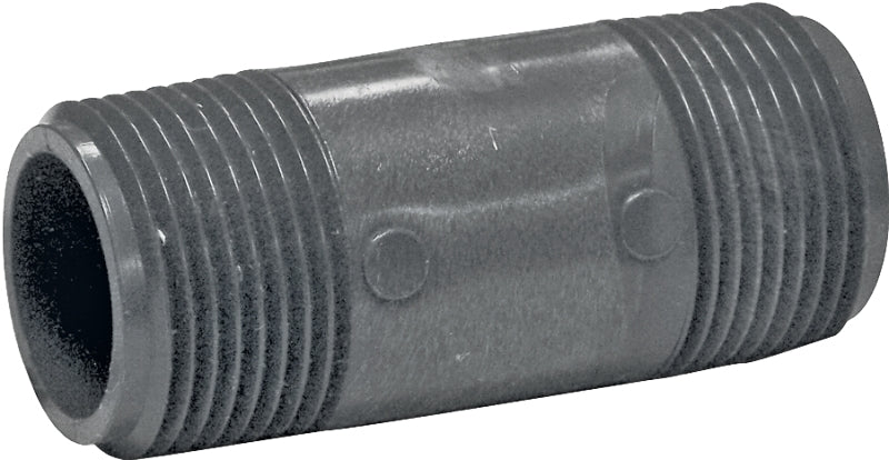 GENOVA USA Genova P-1-3 Pipe Nipple, 1 in, MIP x MIP, PVC, Gray, SCH 80 Schedule, 3 in L PLUMBING, HEATING & VENTILATION GENOVA USA