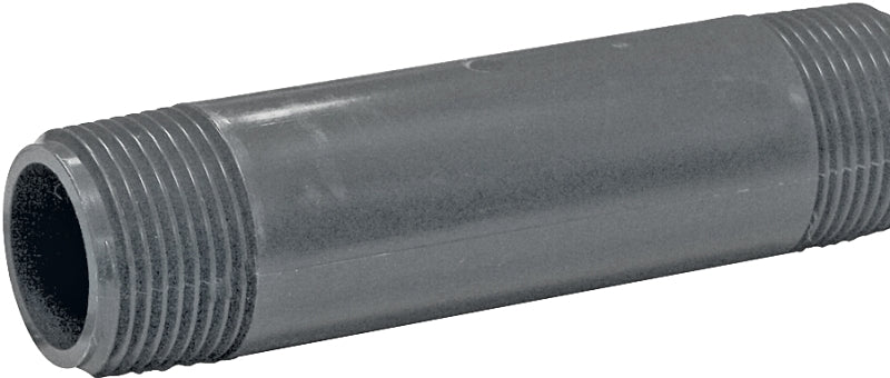 GENOVA USA Genova P-1-5 Pipe Nipple, 1 in, MIP x MIP, PVC, Gray, SCH 80 Schedule, 5 in L PLUMBING, HEATING & VENTILATION GENOVA USA