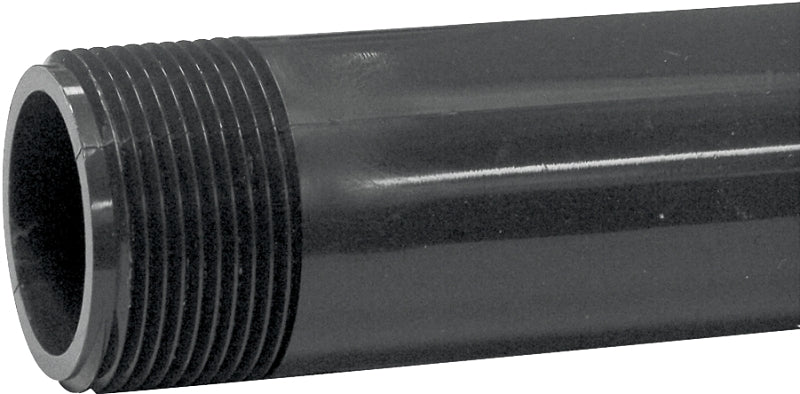 GENOVA USA Lasco 212050BC Pipe Nipple, 1-1/4 in, PVC, Gray, SCH 80 Schedule, 5 in L PLUMBING, HEATING & VENTILATION GENOVA USA