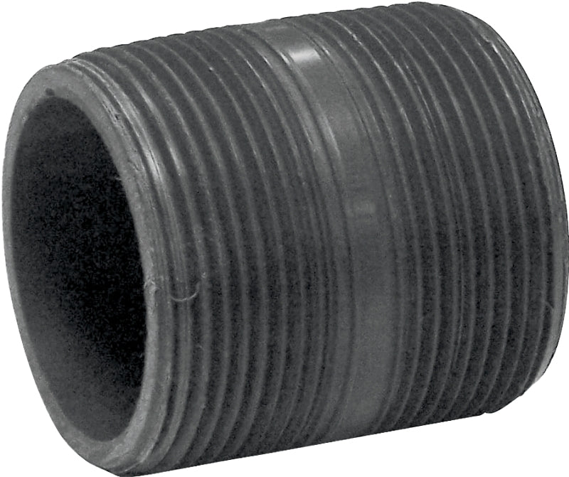 GENOVA USA Lasco 215020BC Pipe Nipple, 1-1/2 in, PVC, SCH 80 Schedule, 2 in L