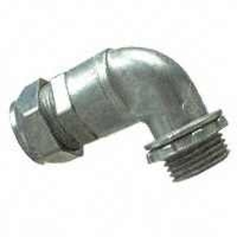 HALEX Halex 90292 EMT Elbow, 90 deg Angle, 3/4 in Compression, Zinc, 1/BAG