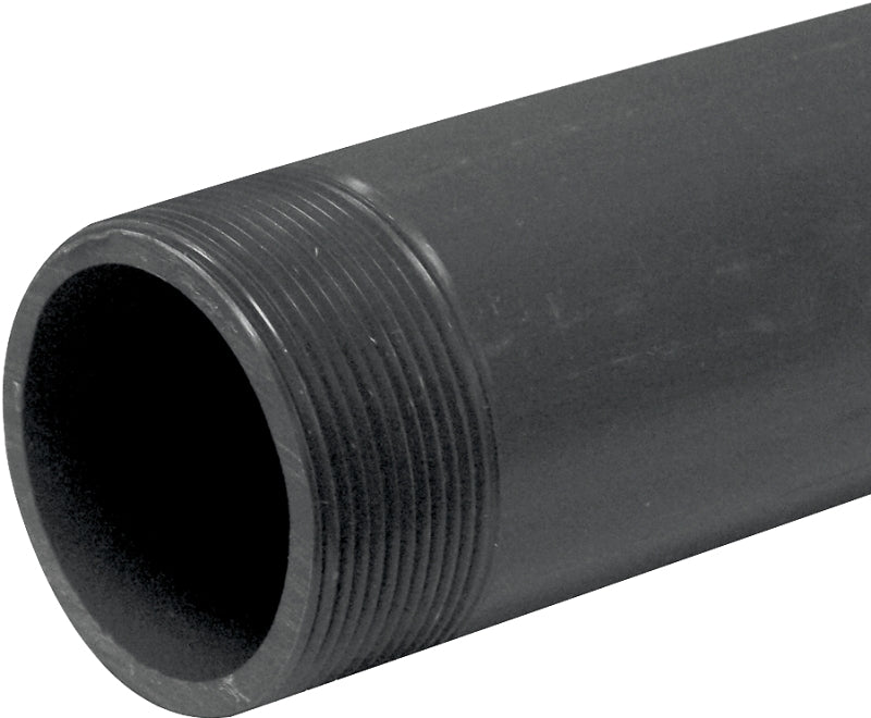 GENOVA USA Lasco 220100BC Pipe Nipple, 2 in, PVC, SCH 80 Schedule, 10 in L