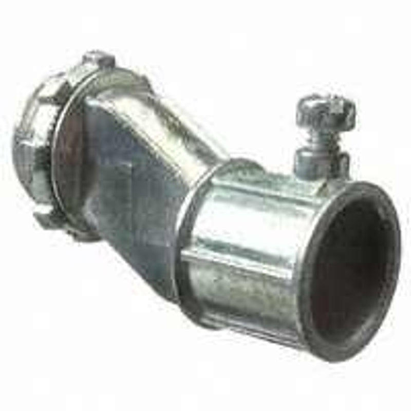 HALEX Halex 90371 EMT/Box Connector, 1/2 in Set Screw, Zinc, Each ELECTRICAL HALEX