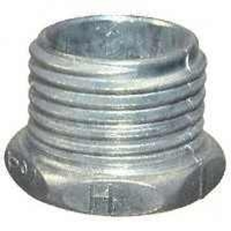 HALEX Halex 90702 Rigid Conduit Chase Nipple, 3/4 in Threaded, 1.29 in OD, Zinc, 1/BAG ELECTRICAL HALEX
