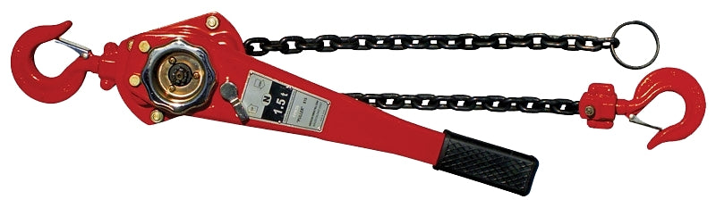 ACORN HARDWARE American Power Pull 600 Series 615 Chain Puller, 1.5 ton, 5 ft H Lifting, 15-3/16 in Between Hooks