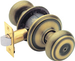 SCHLAGE LOCK Schlage Georgian Series F40VGEO609 Privacy Lockset, 2.31 in L x 2.75 in W x 2.75 in H Dimensions, Antique Brass HARDWARE & FARM SUPPLIES SCHLAGE LOCK