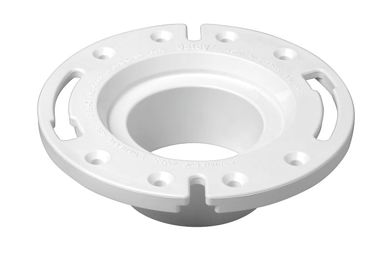 OATEY Oatey 43585 Closet Flange, 3 in Connection, PVC, White, For: Most Toilets PLUMBING, HEATING & VENTILATION OATEY