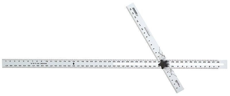 HULTAFORS Johnson Adjust-A-Square Series ADS48 T-Square, SAE Graduation, Aluminum TOOLS HULTAFORS