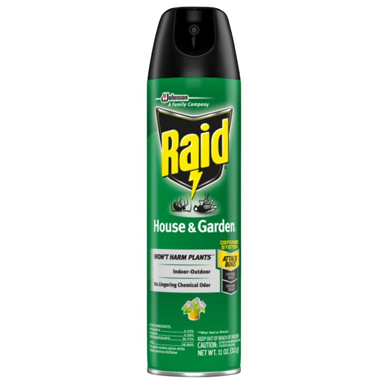 RAID Raid 76410 Insect Killer, Liquid, 11 oz Aerosol Can LAWN & GARDEN RAID