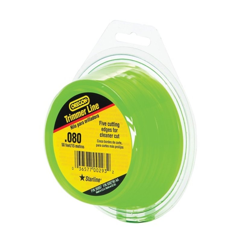 OREGON Oregon 619767/36897 Trimmer Line, 0.080 in Dia, 50 ft L, Co-Polymer OUTDOOR LIVING & POWER EQUIPMENT OREGON
