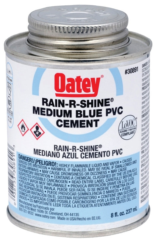 OATEY Oatey 30891 Solvent Cement, 8 oz, Can