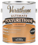 VARATHANE Varathane 9031 Polyurethane, Gloss, Liquid, Clear, 1 gal, Can PAINT VARATHANE