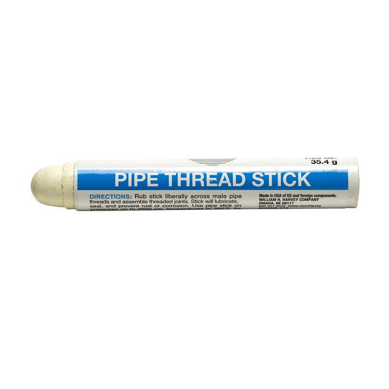 HARVEY Harvey 30005-144 Pipe Thread Stick, 1.25 oz, White