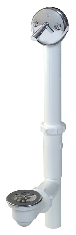 KEENEY Keeney 64W Bath Drain Assembly, Plastic, White PLUMBING, HEATING & VENTILATION KEENEY