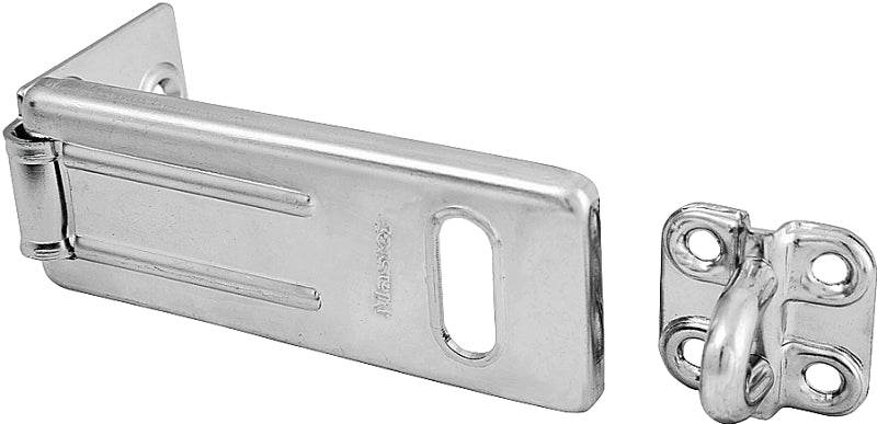MASTER LOCK Master Lock 703D Hasp, 3-1/2 in L, 1-1/4 in W, Steel, Zinc, 11/32 in Dia Shackle HARDWARE & FARM SUPPLIES MASTER LOCK