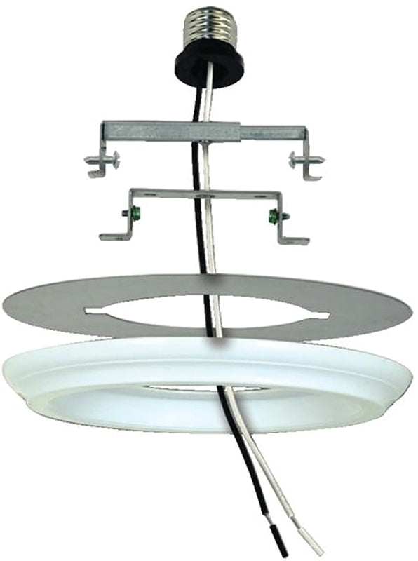 WESTINGHOUSE Westinghouse 0101100 Recessed Light Converter, Plastic, White ELECTRICAL WESTINGHOUSE