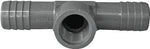 BOSHART INDUSTRIES Boshart UPVCFRT-101007 Combination Hose Reducing Tee, 1 x 3/4 in, Insert x Insert x FPT, PVC, Black PLUMBING, HEATING & VENTILATION BOSHART INDUSTRIES
