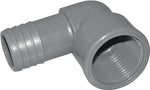 BOSHART INDUSTRIES Boshart UPVCFE-07 Combination Pipe Elbow, 3/4 in, Insert x FPT, 90 deg Angle, PVC, Black PLUMBING, HEATING & VENTILATION BOSHART INDUSTRIES