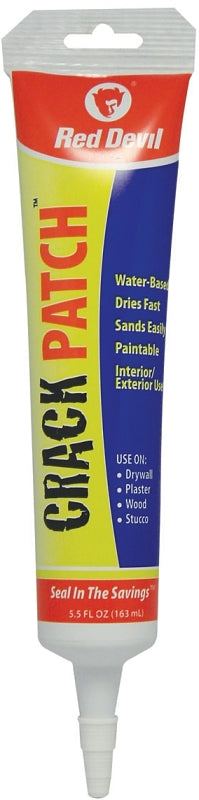 RED DEVIL Red Devil 0805 Spackling, White, 5.5 fl-oz Tube PAINT RED DEVIL