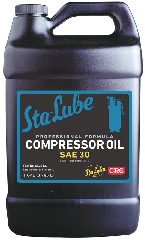 CRC INDUSTRIES Sta-Lube SL22133 Compressor Oil, 30W, 1 gal Bottle